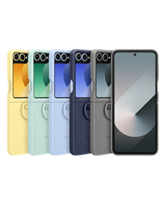 Galaxy Z Flip6 Silicone Case with Ring 