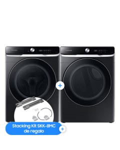 Combo Lavadora de carga frontal WF8800A (WF24A8900AV/AP) + secadora DV8600A (DV24A8870PV/AP